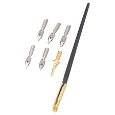 Calligraphy Drawing Dip Ink Nib Pen Set Signature Writing Antique Elegant Gifts