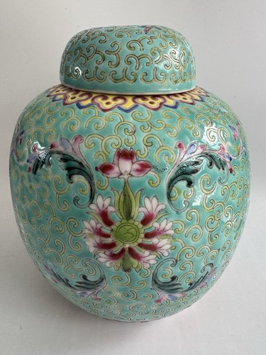 Vintage chinese turquoise mun - turquoise,