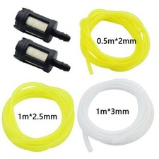 Fuel Filter & Pipe Hose Line Kit For Lawn Mower Strimmers Fittings Replacement