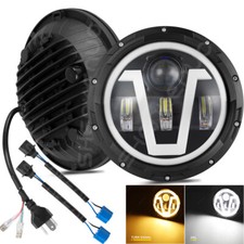 2x 7 Inch LED Headlights Angle