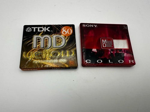 Sealed tdk md80 sony - tdk, colour