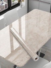Beige Marble Effect Gloss
