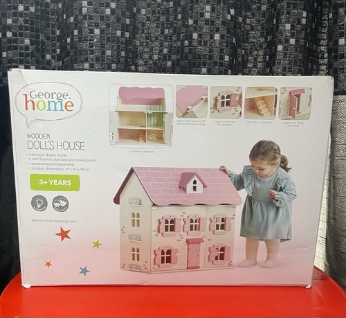George home wooden dolls - george,