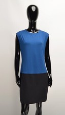 Wolford Black Blue Sleeveless Mini Dress Size US 8 UK 10