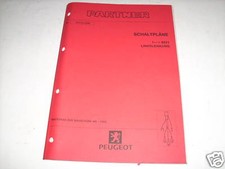 Workshop Manual Peugeot Partner Electrical Wiring Diagrams Year 1999