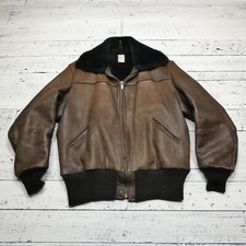Vintage UBER Leather Bomber