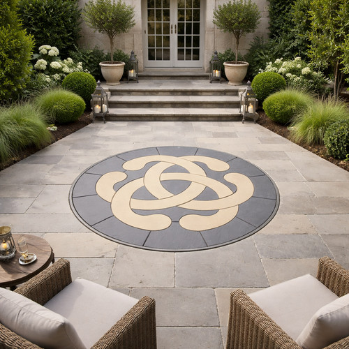 Love knot circle patio - ,