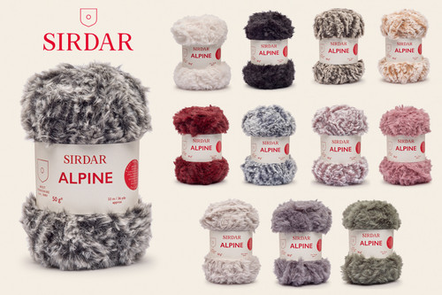 Sirdar alpine luxe fur effect - alpine,