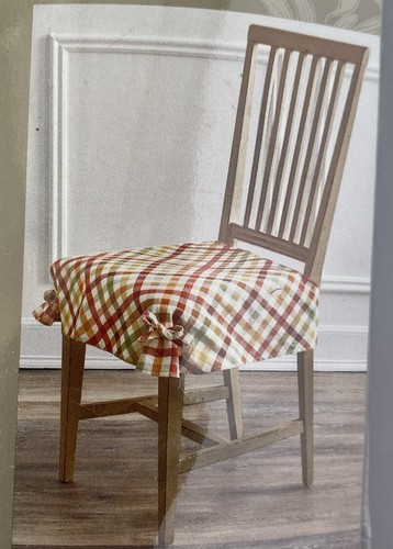 Autumn gingham printed fabric - autumn,