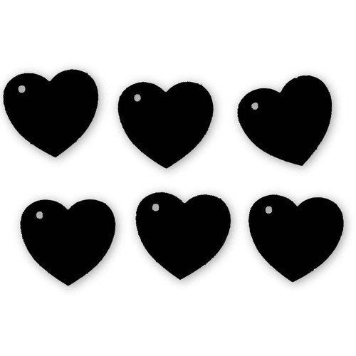 100 heart tags - 100, in