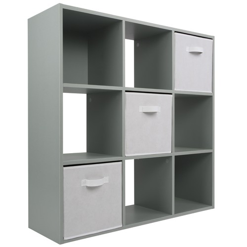 Grey tier cube storage - 3, 9