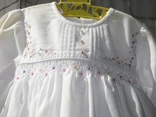 Baby Girl Party Floral Smocked