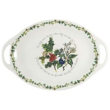 Portmeirion The Holly and The Ivy 18" Oval Handled Platter 10994420