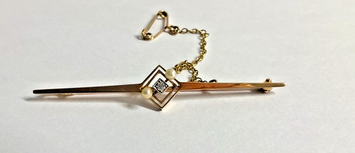 Edwardian diamond and seed - diamond,