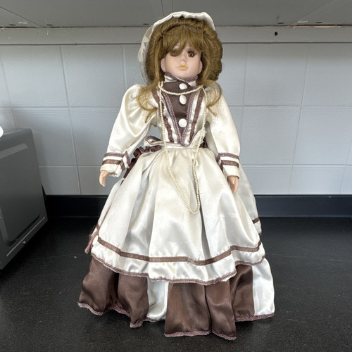 Porcelain girl doll - doll, blonde