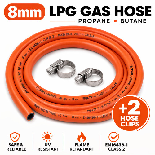 8mm lpg gas hose propane - lpg,