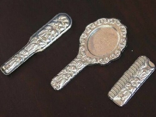 Silver set brush comb - silver, set,