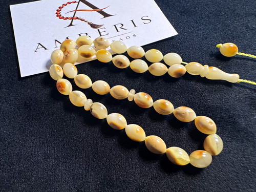 Lithuania amber rosary beads - lithuania,