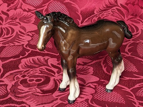 1960 beswick shire horse - beswick, foal