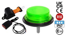 Green LED Beacon Single Bolt &