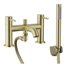 Brushed Brass Modern Round