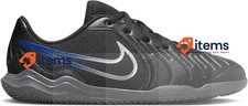 NIKE Legend 10 Club, Soccer Shoes Black Chrome Hyper Royal 38 EU