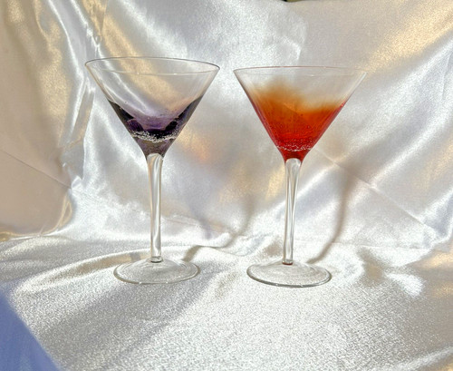 Two martini cocktail glasses - two, martini/cocktail