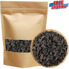 100% Natural Black Lava Rock Soil Additive for Succulents, Cacti Bonsai Aquarium