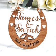 Wedding Horseshoe Personalised