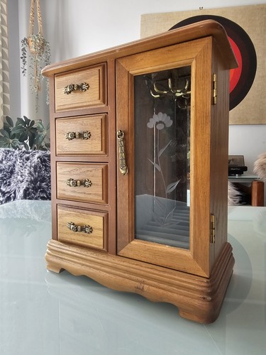 1980 jewellery box armoire - 1980's,