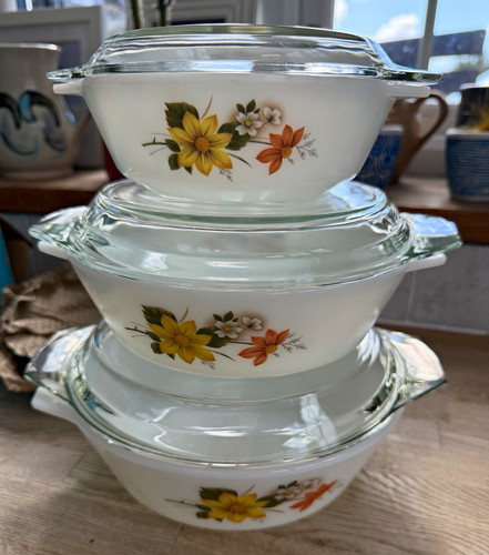 Pyrex vintage opal casserole - pyrex,