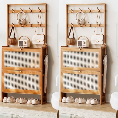 Bamboo shoe cabinet - cabinet, 2