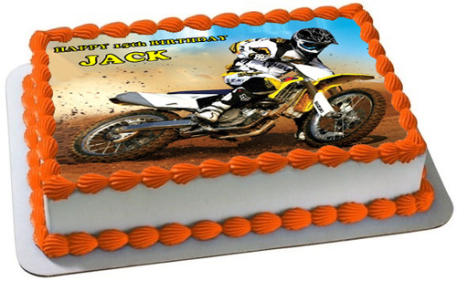 Motorbike premium edible - motorbike, a4