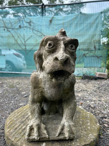 Large gargoyle garden ornament - garden,