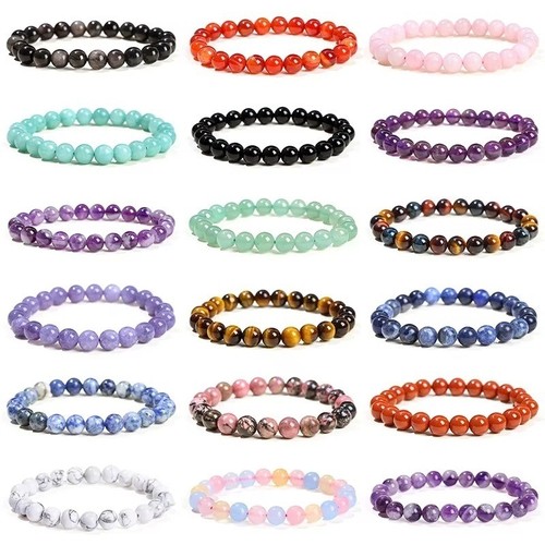Natural stone beads bracelet - beads,