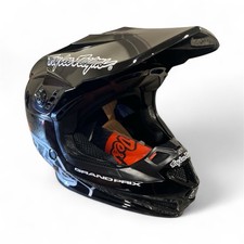 Troy Lee GP HELMET; BLOCK BLACK/ORANGE ; Size Youth Large (52-53cm)
