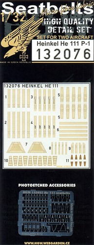 Hgw hgw132076 heinkel - hgw, 1:32