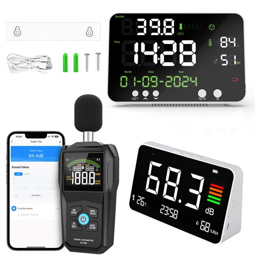 Digital sound level meter - sound,