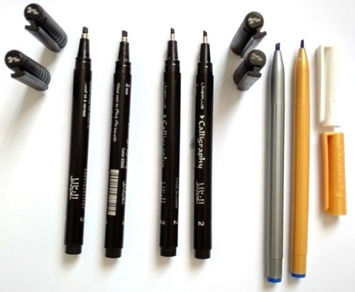 Chiselled nib calligraphy - x,