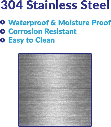 Shower niche stainless steel - stainless,