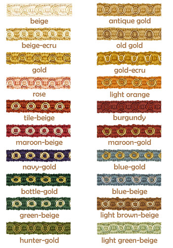 Braid trim gimp 10mm rotae - 10mm,