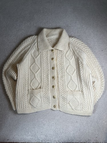 Vintage 90s wool aran style - vintage,
