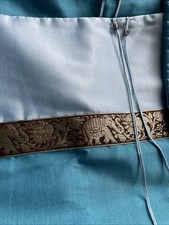 3 X Thai Silk Two-Tone Blue