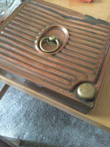 Rare vintage copper - /, foot