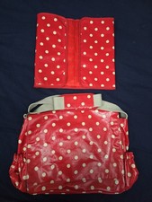 Cath Kidston Baby Changing Bag In Red / Polka Dots Changing Matt Shoulder Cross
