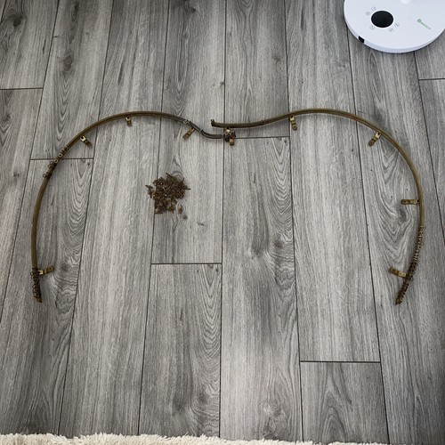 Vintage brass kidney - brass,