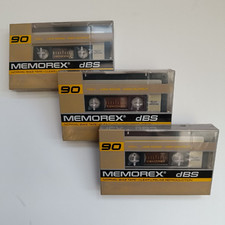 3 x MEMOREX dBS90 - 90 Mins