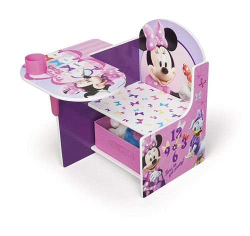 Chair desk with storage - with, bin