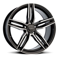 19" Romac Venom Black Polished
