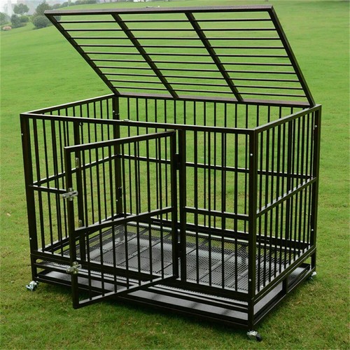 Heavy duty dog crate large - duty,